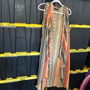 L&B Multicolor Striped Vest